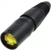 Neutrik NE8MX-B-1 etherCON kaapeliliittimen runko - musta kromattu kotelo, RJ45-suojaus