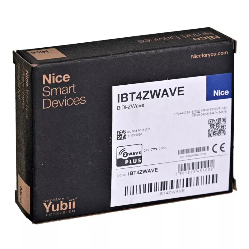 Nice BiDi Z-Wave älykäs painike (FGT4B-001 IBT4ZWAVE 868,4 MHz)