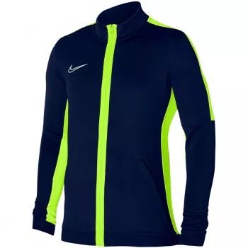 Nike Dri-FIT Academy 23 miesten pitkähihainen 1/4-vetoketjullinen jalkapallo-treenipaita Obsidian/Green Strike S