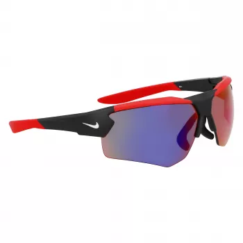 NIKE miesten urheilusuorakaide-aurinkolasit NKEV24037-12 - musta kehys, harmaat linssit, 71 mm linssin leveys