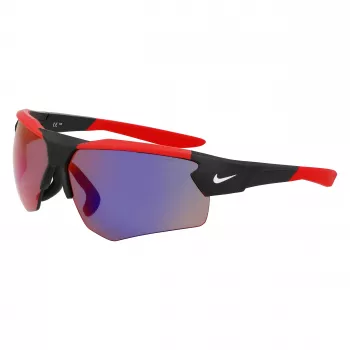 NIKE miesten urheilusuorakaide-aurinkolasit NKEV24037-12 - musta kehys, harmaat linssit, 71 mm linssin leveys