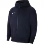 Nike Park 20 Fleece Full-Zip huppari keskiyönsininen CW6891 451