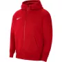 Nike Park 20 fleece-huppari täysvetoketjulla University Red CW6891 657