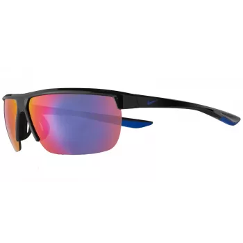 NIKE unisex NIKETEMPESTSE aurinkolasit - 67/12/122 mm - mattamusta kehys, savunharmaat linssit