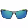 NIKE WINSTORMMCW4 miesten aurinkolasit - mattamusta kehys, savunharmaat linssit, 65 mm linssin leveys