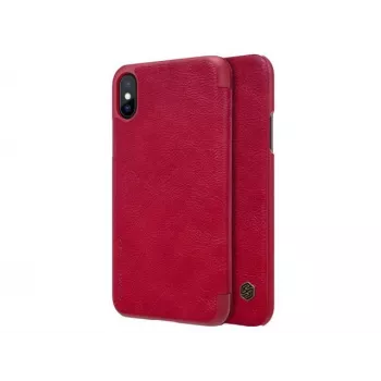 Nillkin Apple iPhone X/Xs Qin Book kuori punainen