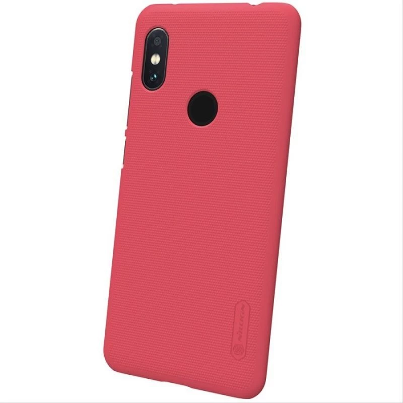 Nillkin Redmi Note 6 Pro Super Frosted Shield -kotelo punainen