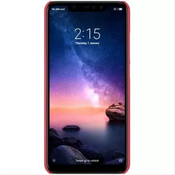 Nillkin Redmi Note 6 Pro Super Frosted Shield -kotelo punainen