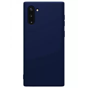 Nillkin Samsung Galaxy Note 10 kumipäällysteinen suojakuori sininen