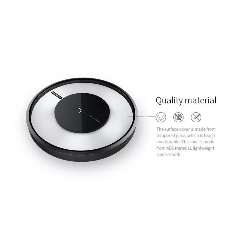 Nillkin Universal Magic Disk IV langaton laturi musta