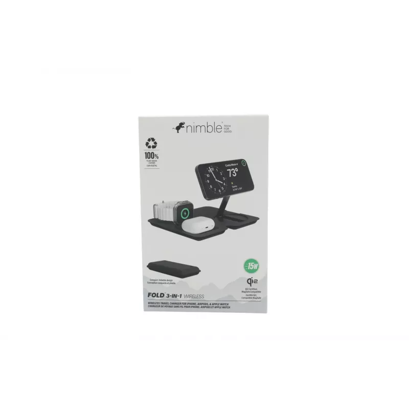 Nimble Fold 3-in-1 langaton laturi