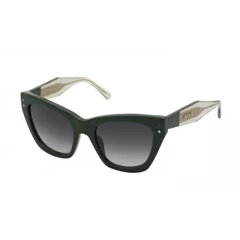 NINA RICCI naisten cat-eye-aurinkolasit SNR3235406WT White Tortoise Grey Gradient 54mm
