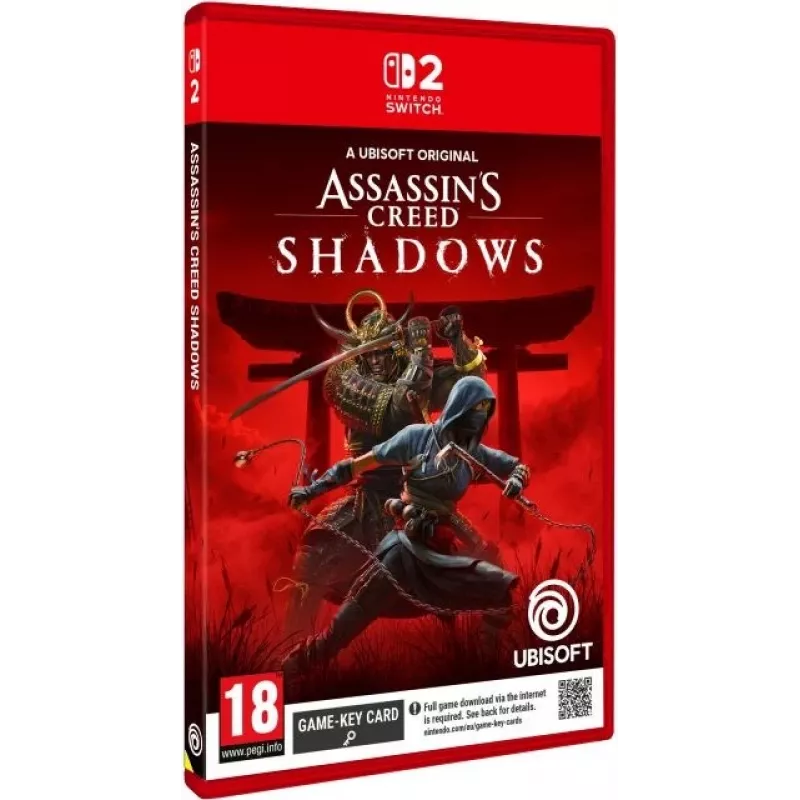 Nintendo Switch 2 + Assassin's Creed Shadows paketti - musta