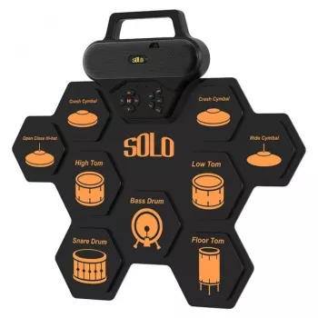 NN SOLO Roll-Up elektroninen rumpusetti USB-C MP3