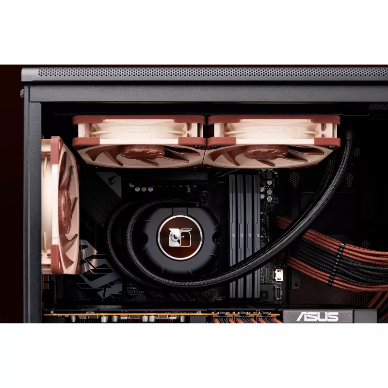 Noctua NL-LC1-24 matalaprofiilinen CPU-ilmajäähdytin AMD AM4 (Ryzen) - musta/ruskea