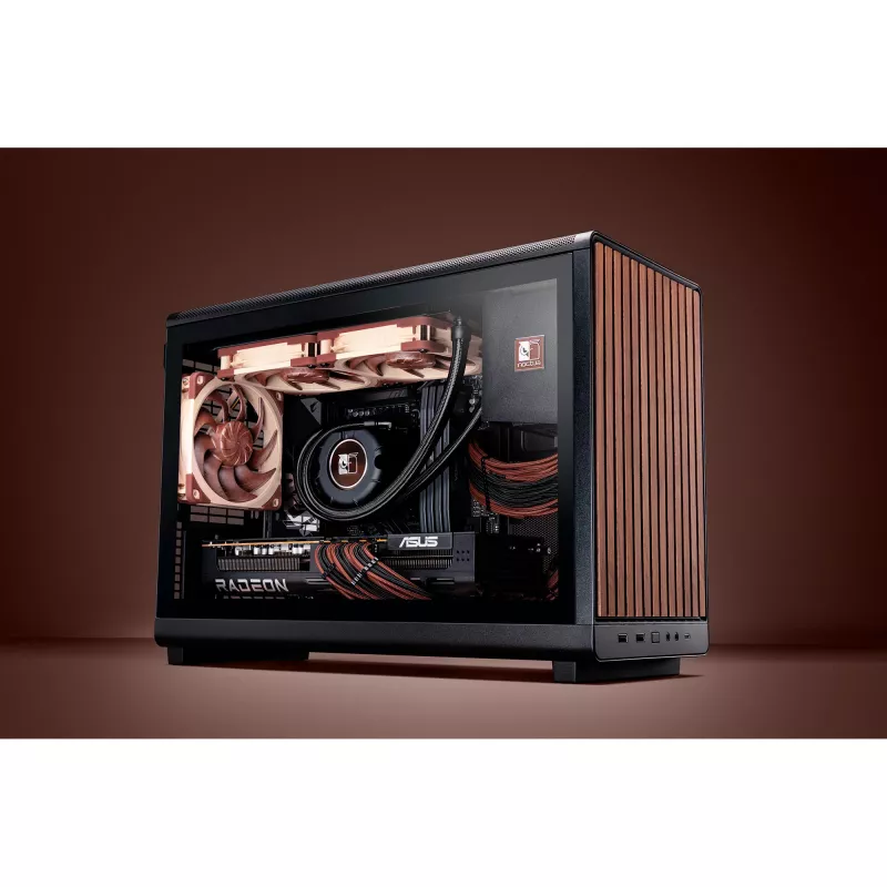 Noctua NL-LC1-24 matalaprofiilinen CPU-ilmajäähdytin AMD AM4 (Ryzen) - musta/ruskea