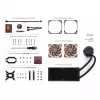 Noctua NL-LC1-24 matalaprofiilinen CPU-ilmajäähdytin AMD AM4 (Ryzen) - musta/ruskea