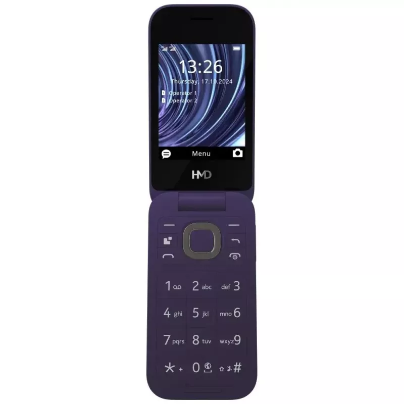 Nokia 2660 Flip TA-1711 DS Purple 4G-matkapuhelin