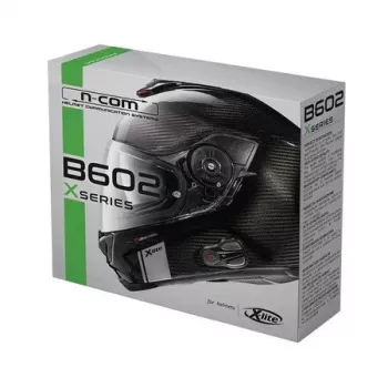 Nolan N-Com B602 X moottoripyörän Bluetooth-intercom-järjestelmä - yksittäispakkaus, musta