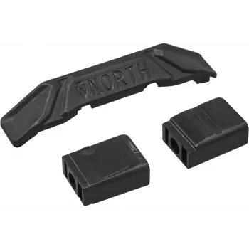 North Deck Plugs - 4 kpl:n pakkaus musta