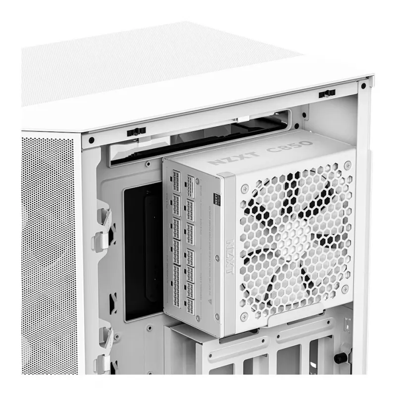 NZXT C850 Gold ATX 3.1 täysin modulaarinen virtalähde - 850W, 80 PLUS Gold, valkoinen