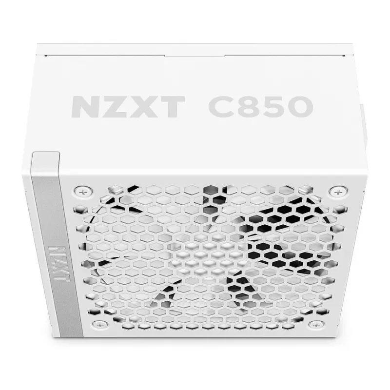 NZXT C850 Gold ATX 3.1 täysin modulaarinen virtalähde - 850W, 80 PLUS Gold, valkoinen