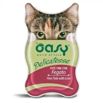 OASY Delicatesse hieno maksapasteija märkäruoka kissoille 85g