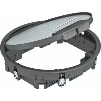 OBO Bettermann GESR7 10U laitekehykseen yleisasennukseen, musta 7405452