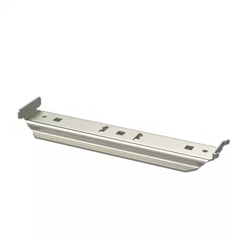 OBO Bettermann SUPPORT RMK-60-400 10 PG seinäteline, 60 mm profiili, 400 mm ulottuma, teräs, kuumasinkitty
