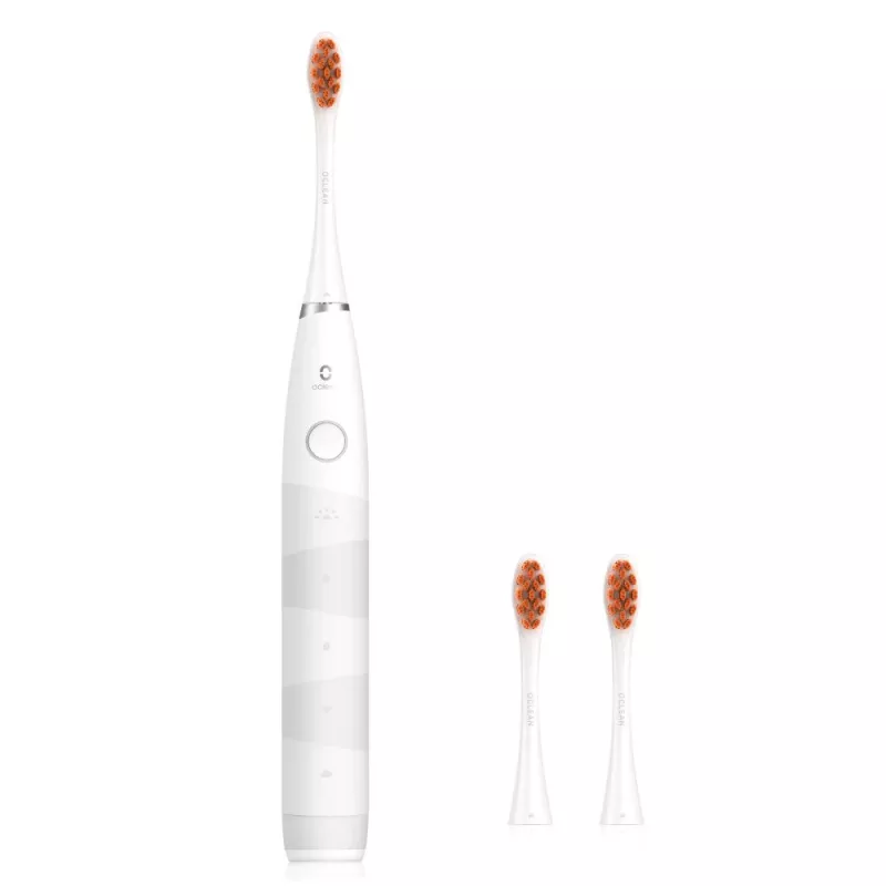 OCLEAN Flow S valkoinen äänihammasharja, 38 000 VPM, 5 tilaa, USB-C, IPX7, 180 päivän akku