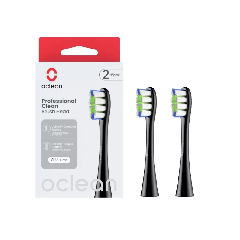 OCLEAN Professional Clean -harjaspää P1C5 B02 2 kpl musta