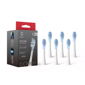 Oclean Ultra Clean UC03 vaihtopäät (6 kpl:n pakkaus) – valkoinen