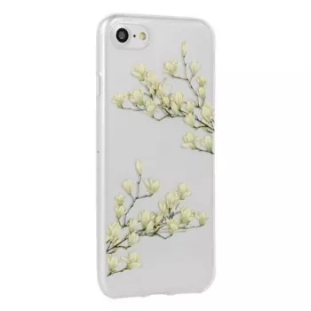 OEM Apple iPhone XR Cherry Floral kuori läpinäkyvä