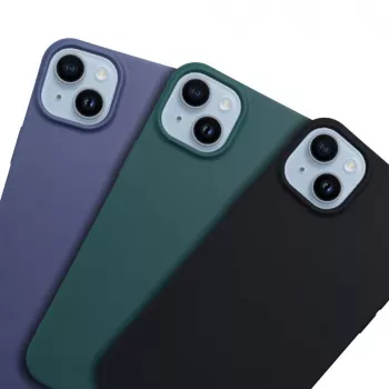 OEM-kuori Honor X6c mattasininen silikoninen takakuori