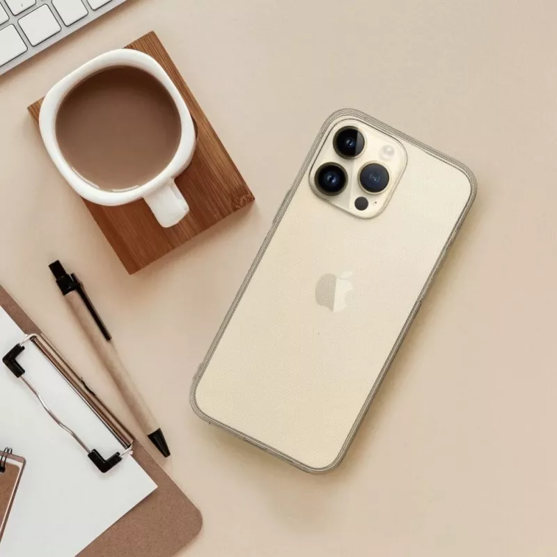 OEM kotelo iPhone 12 Mini läpinäkyvä kotelo 2 mm (kameransuojaus) läpinäkyvä