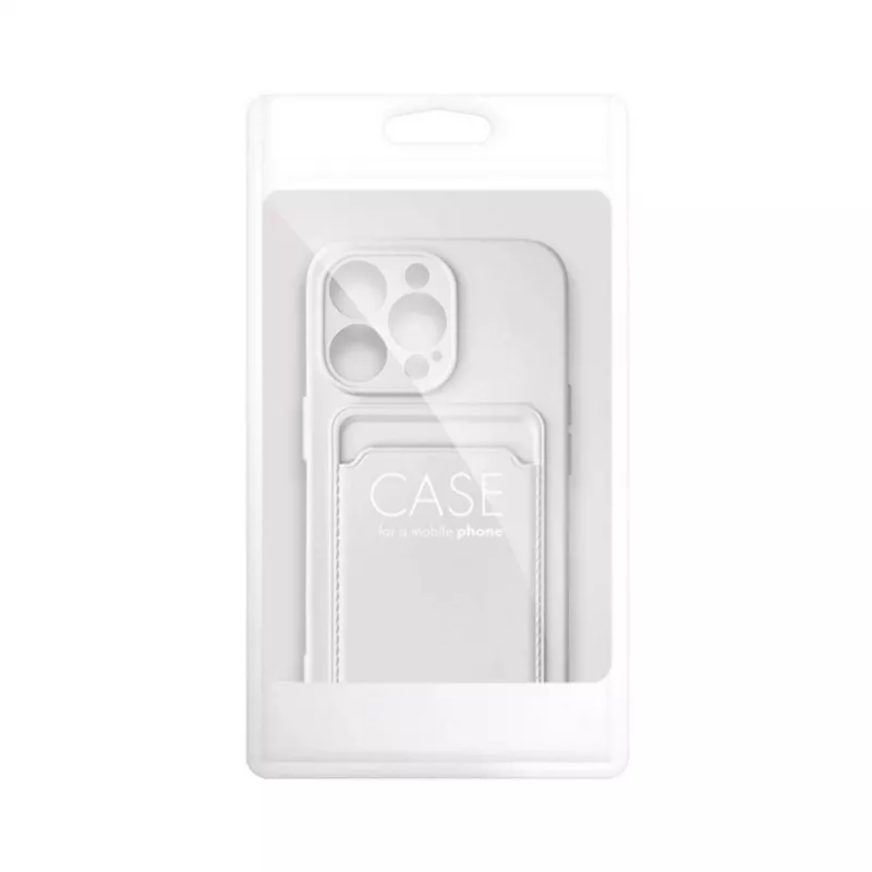 OEM-kotelo iPhone 15 Pro Max korttikotelo valkoinen