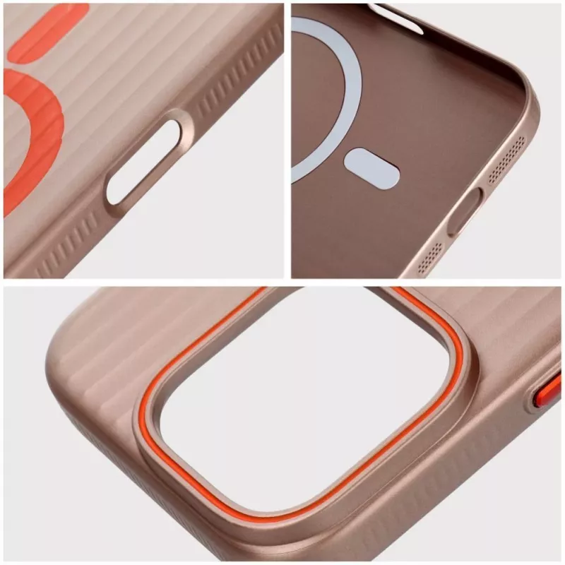 OEM kotelo iPhone 15 Pro Max Simply MagSafe-yhteensopiva titanium Desert