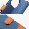 OEM flip-kotelo iPhone 16 Pro Max Jeans Book sininen