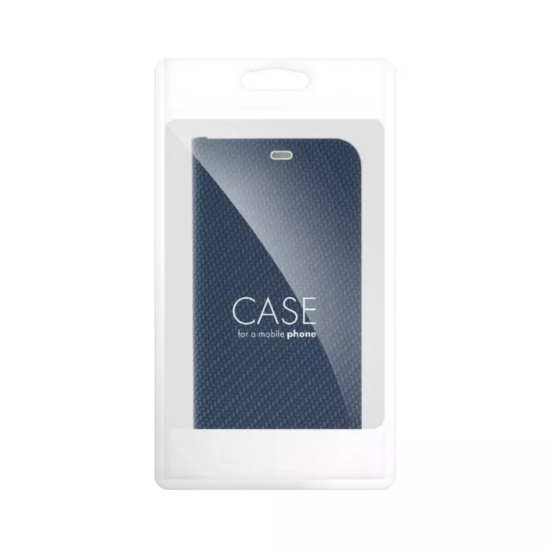 OEM flip cover Samsung A54 5G Luna Book Carbon Blue -laitteelle