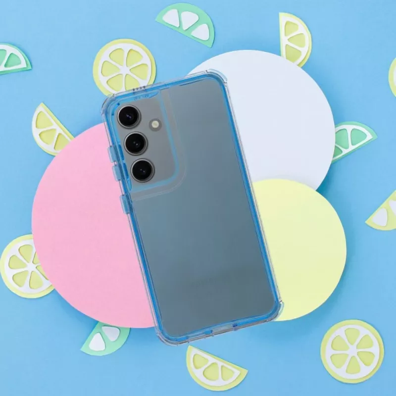 OEM MATRIX CLEAR -kotelo Samsung Galaxy A35 5G - läpinäkyvä sininen