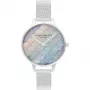 Olivia Burton naisten kello OB16US46 34 mm hopea ruostumaton teräs mesh