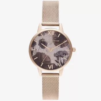 Olivia Burton naisten kello Sparkle Butterfly OB16SP21 - 30 mm hopeinen ruostumaton teräs mesh-ranneke
