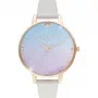 OLIVIA BURTON naisten kello OB16US47 38 mm ruusukulta harmaa nahka