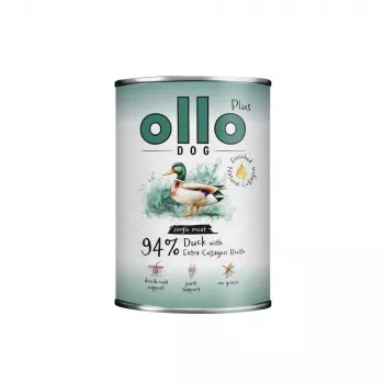 OLLO Plus Collagen Mono ankka märkäruoka koirille 800g