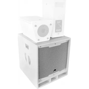 OMNITRONIC MAXX-1206DSP 2.1 aktiivinen subwoofer-järjestelmä 12 tuuman valkoinen 11039065