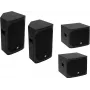 OMNITRONIC PA Set AZX Passive M - 2x 10 tuuman passiivinen PA-kaiutin, kumpikin 150W RMS/300W Peak, 8 Ohm, vaneri, musta 20000528