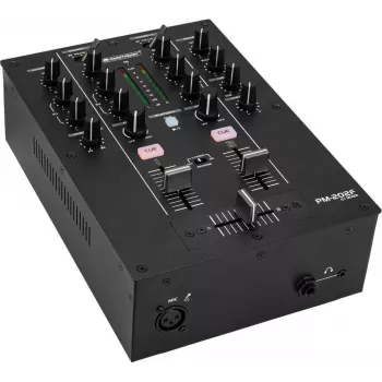 OMNITRONIC PM-202F 2-kanavainen DJ-mikseri suodattimella ja Bluetoothilla 10006863