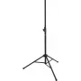 OMNITRONIC ROD-1283 kaiutinteline, korkeus 100-180 cm, kuormitus 30 kg, 35 mm sovitin, teräs, musta 11039106