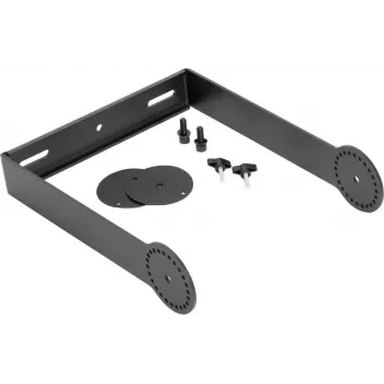 OMNITRONIC kääntöteline PAS-210/210A MK4 kaiuttimen seinäteline, teräs, musta, 10 kg kantavuus 11039573