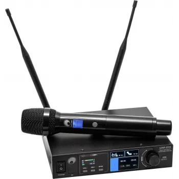 OMNITRONIC UHF-601 yksikanavainen UHF-langaton mikrofonijärjestelmä 520-554 MHz 13063601